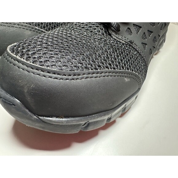 REEBOK Work Sublite Cushion Composite‎ Toe Work Black Shoes MEN 5.5 WOMEN 7.5 - Picture 7 of 10